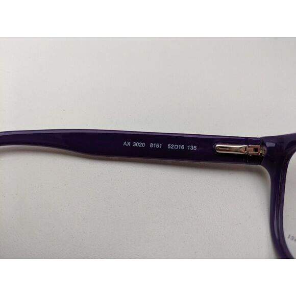 🕶️Armani Exchange AX3020 Eyeglasses 52/16 135 /YKZ852🕶️ - Picture 6 of 9